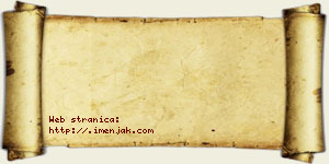 Nadja Peković vizit kartica